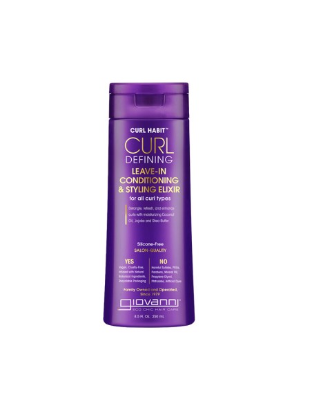 Giovanni Curl Habit Curl Defining Leave In Conditioning Styling Elixir
