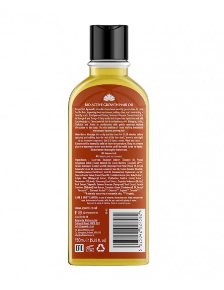 Ayumi Naturals Bio Active Growth Hair Oil