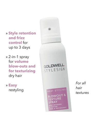 Goldwell Style Sign Heat Styling Blowout And Texture Spray