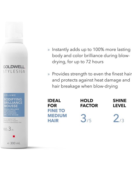 Goldwell Style Sign Volume Bodifying Brilliance Mousse