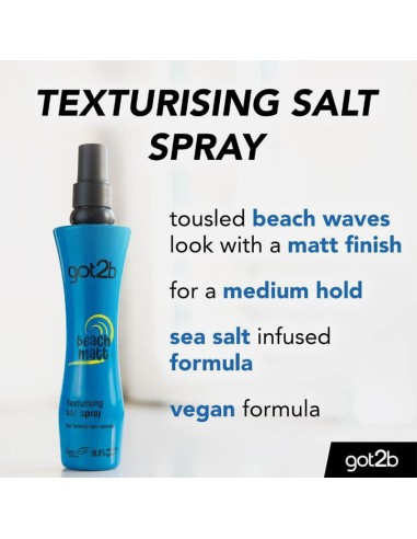 Got2b Beach Matt Mermaid Look Texturizing Salt Spray Got2b Beach Matt Mermaid Look Texturizing Salt Spray