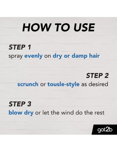 Got2b Beach Matt Mermaid Look Texturizing Salt Spray Got2b Beach Matt Mermaid Look Texturizing Salt Spray