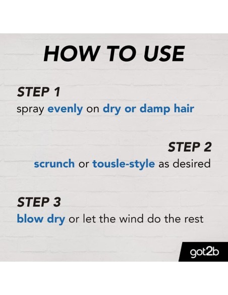 Got2b Beach Matt Mermaid Look Texturizing Salt Spray Got2b Beach Matt Mermaid Look Texturizing Salt Spray