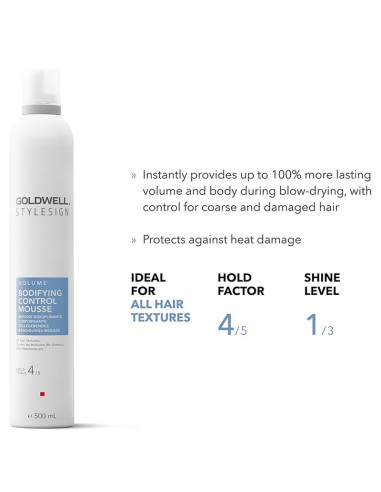 Goldwell Style Sign Volume Bodifying Control Mousse Goldwell Style Sign Volume Bodifying Control Mousse