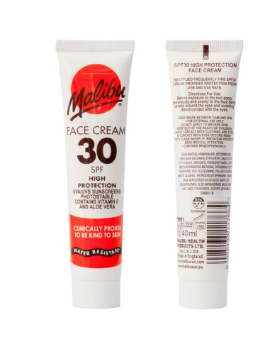 Malibu Face Cream SPF30