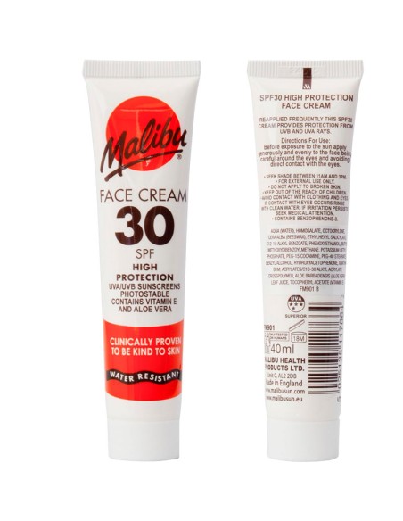 Malibu Face Cream SPF30