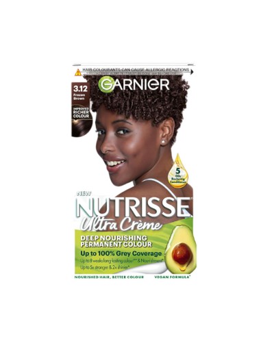 Nutrisse Creme Permanent Nourishing Hair Color 3.12 Frozen Brown Nutrisse Creme Permanent Nourishing Hair Color 3.12 Frozen Brown
