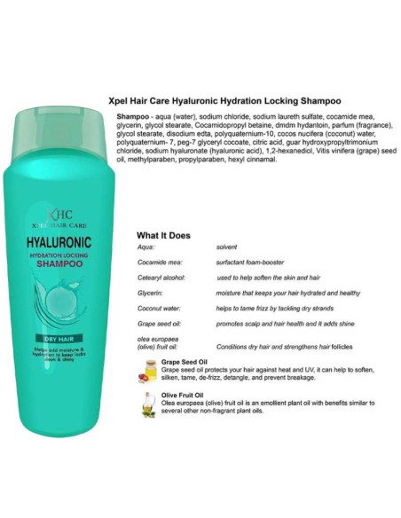 XHC Hyaluronic Hydrating Locking Shampoo