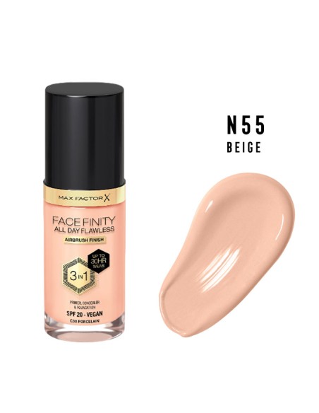 Max Factor Facefinity All Day Flawless 3 In 1 Vegan Foundation Max Factor Facefinity All Day Flawless 3 In 1 Vegan Foundation