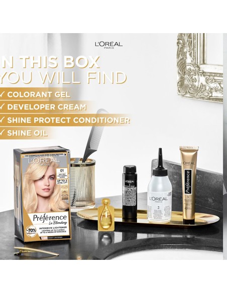 Preference Infinia Permanent Color 01 Natural Preference Infinia Permanent Color 01 Natural