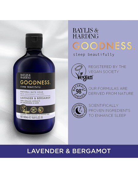 Goodness Lavender & Bergamot Natural Bath Soak Goodness Lavender & Bergamot Natural Bath Soak