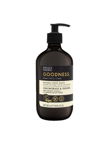Goodness Lemongrass & Ginger Natural Hand Wash Goodness Lemongrass & Ginger Natural Hand Wash