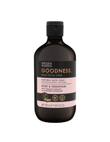 Goodness Rose & Geranium Natural Bath Soak Goodness Rose & Geranium Natural Bath Soak
