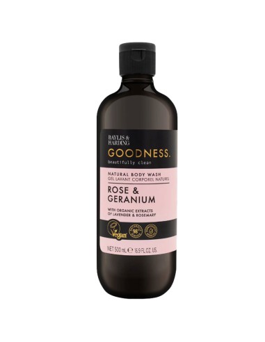 Goodness Rose & Geranium Natural Body Wash Goodness Rose & Geranium Natural Body Wash