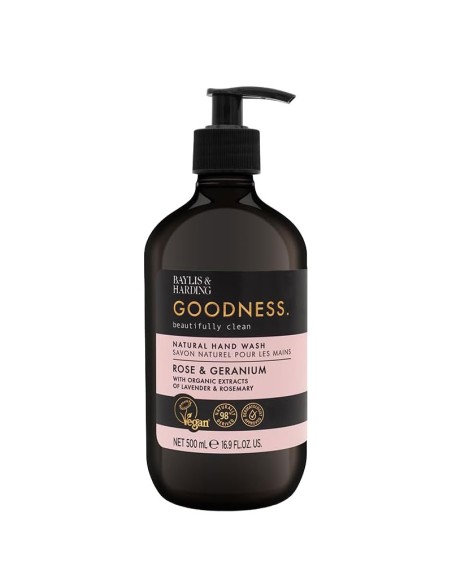 Goodness Rose & Geranium Natural Hand Wash
