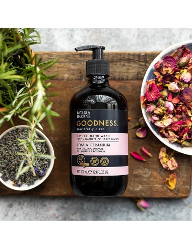 Goodness Rose & Geranium Natural Hand Wash