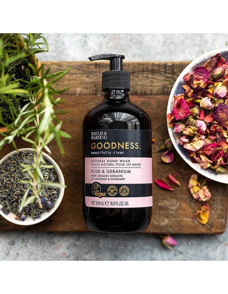 Goodness Rose & Geranium Natural Hand Wash