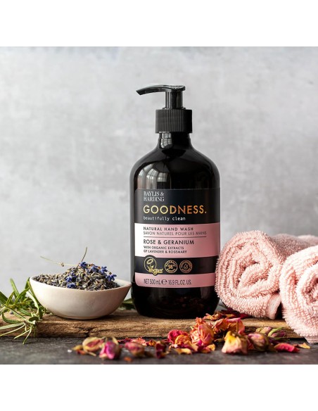 Goodness Rose & Geranium Natural Hand Wash