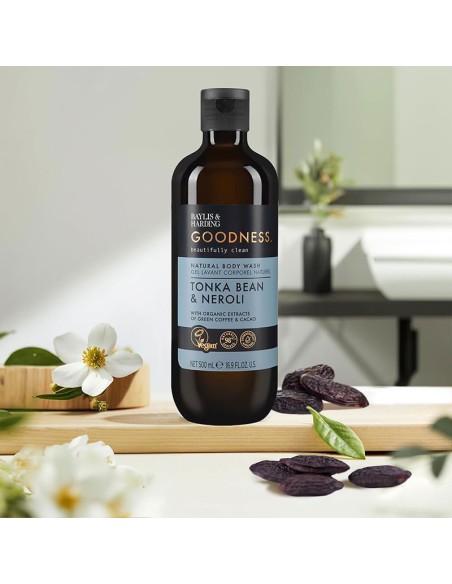 Goodness Tonka Bean & Neroli Natural Body Wash