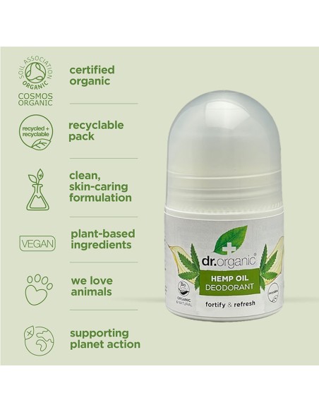 Bioactive Skincare Hemp Oil Deodorant Roll On Bioactive Skincare Hemp Oil Deodorant Roll On