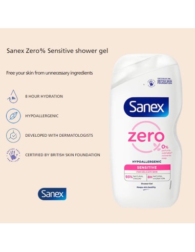 Zero Gentle Moisture Shower Gel For Sensitive Skin Zero Gentle Moisture Shower Gel For Sensitive Skin