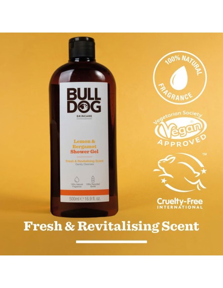 Bulldog Lemon & Bergamot Shower Gel