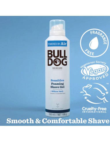 Bulldog Sensitive Foaming Shave Gel Bulldog Sensitive Foaming Shave Gel