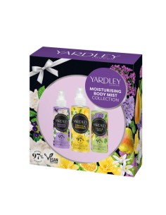 Yardley Floral Moisturising Body Mist Collection Gift Set