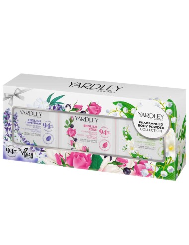 Yardley Floral Fragrance Mini Body Powder Collection Gift Set Yardley Floral Fragrance Mini Body Powder Collection Gift Set