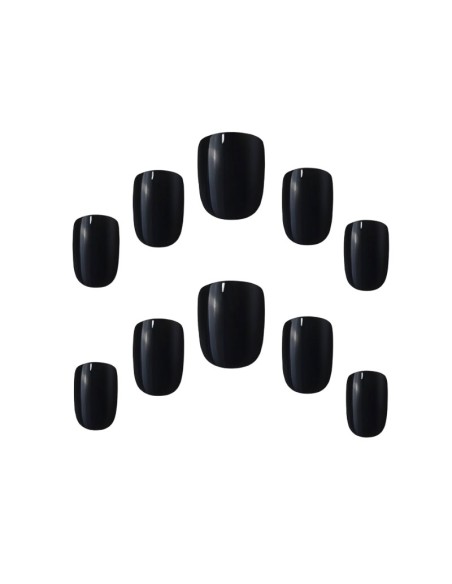 Elegant Touch Black Nail With Glue Elegant Touch Black Nail With Glue