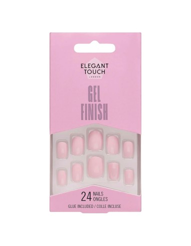 Elegant Touch Perfect Pink Nail Gel Finish