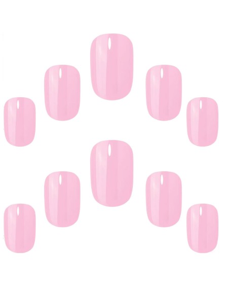 Elegant Touch Perfect Pink Nail Gel Finish