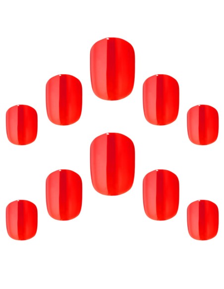 Elegant Touch Pillarbox Red Nail With Glue