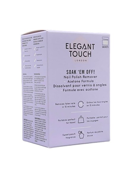 Elegant Touch Soak Em Off Nail Polish Remover