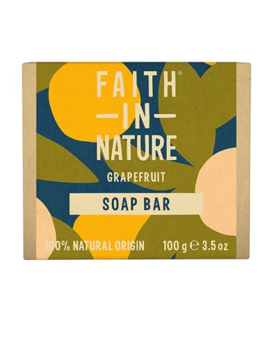Faith In Nature Grapefruit Soap Bar Faith In Nature Grapefruit Soap Bar