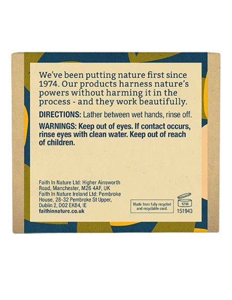 Faith In Nature Grapefruit Soap Bar Faith In Nature Grapefruit Soap Bar