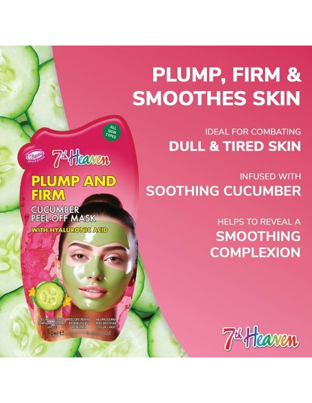 7Th Heaven Plump & Firm Cucumber Peel Off Mask 7Th Heaven Plump & Firm Cucumber Peel Off Mask