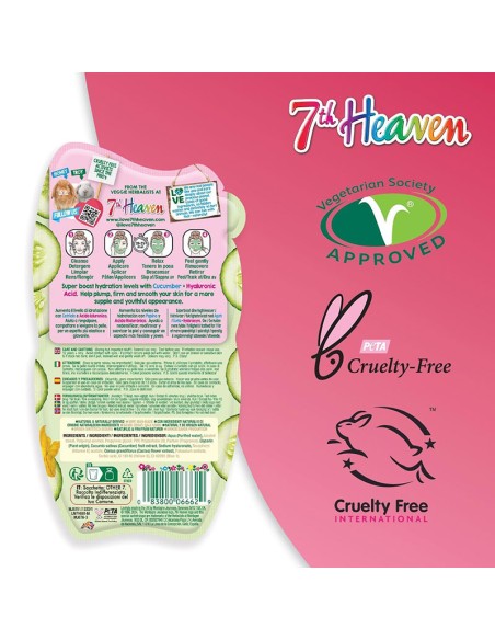 7Th Heaven Plump & Firm Cucumber Peel Off Mask 7Th Heaven Plump & Firm Cucumber Peel Off Mask