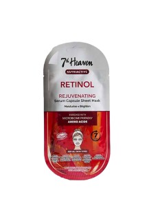 7Th Heaven Nutriactive Retinol Rejuvenating Serum Capsule Sheet Mask