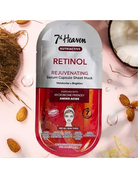 7Th Heaven Nutriactive Retinol Rejuvenating Serum Capsule Sheet Mask 7Th Heaven Nutriactive Retinol Rejuvenating Serum Capsule Sheet Mask