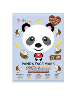 7Th Heaven Coconut & Banana Panda Face Mask