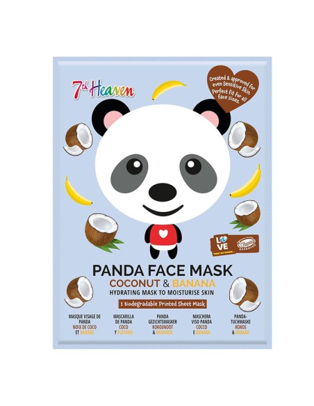 7Th Heaven Coconut & Banana Panda Face Mask