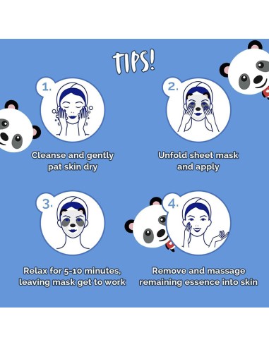 7Th Heaven Coconut & Banana Panda Face Mask 7Th Heaven Coconut & Banana Panda Face Mask