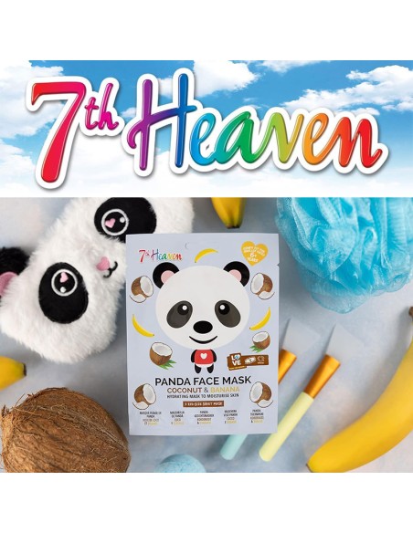 7Th Heaven Coconut & Banana Panda Face Mask 7Th Heaven Coconut & Banana Panda Face Mask