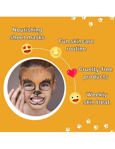 7Th Heaven Aloe & Chamomile Kitten Face Mask 7Th Heaven Aloe & Chamomile Kitten Face Mask