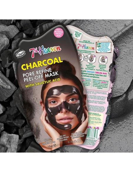 7Th Heaven Charcoal Pore Refine Peel Off Mask 7Th Heaven Charcoal Pore Refine Peel Off Mask