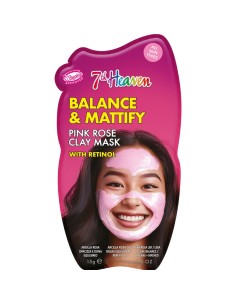 7Th Heaven Balance & Mattify Pink Rose Clay Mask