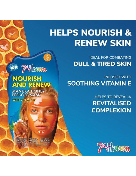 7Th Heaven Nourish & Renew Manuka Honey Peel Off Mask 7Th Heaven Nourish & Renew Manuka Honey Peel Off Mask