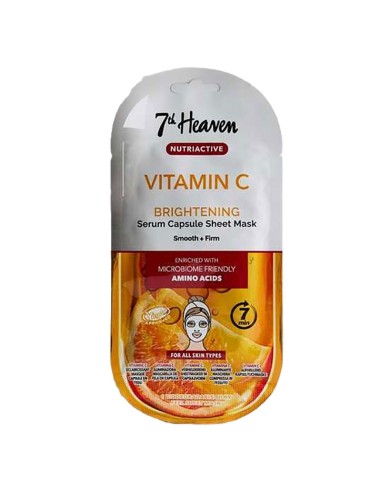 7Th Heaven Nutriactive Vitamin C Serum Capsule Sheet Mask 7Th Heaven Nutriactive Vitamin C Serum Capsule Sheet Mask