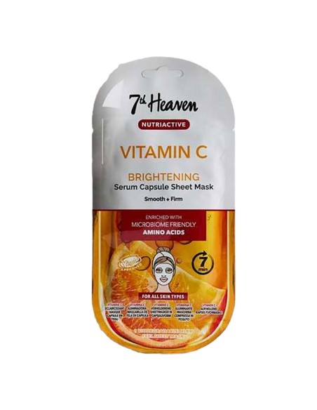 7Th Heaven Nutriactive Vitamin C Serum Capsule Sheet Mask